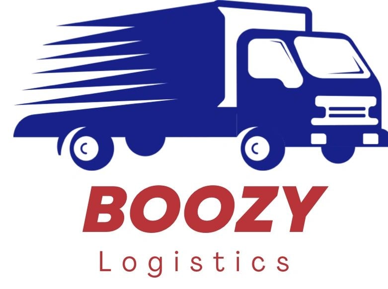 Boozy Logistics logo and branding